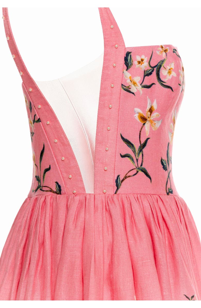 Agua by Agua Bendita Mielero Promesa Midi Dress, Alternate, color, Multicolor