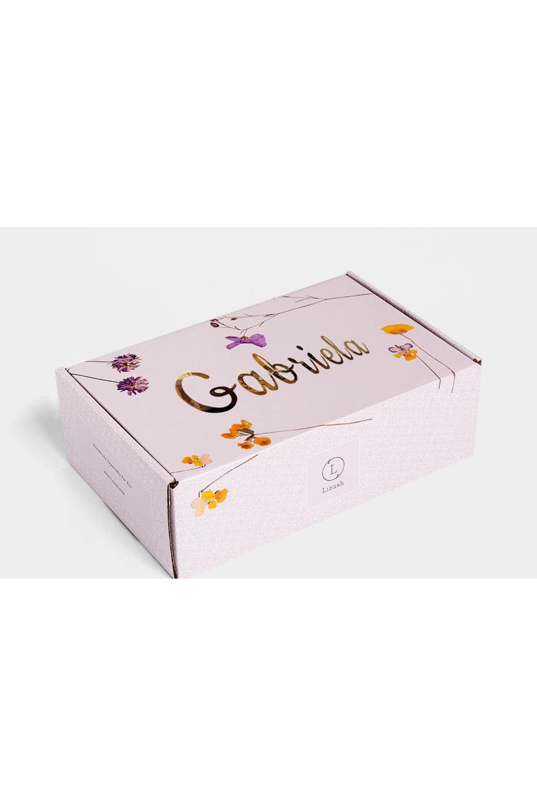 Natural Bath Body Relaxing Gift Package, Alternate, color, Name on Lid