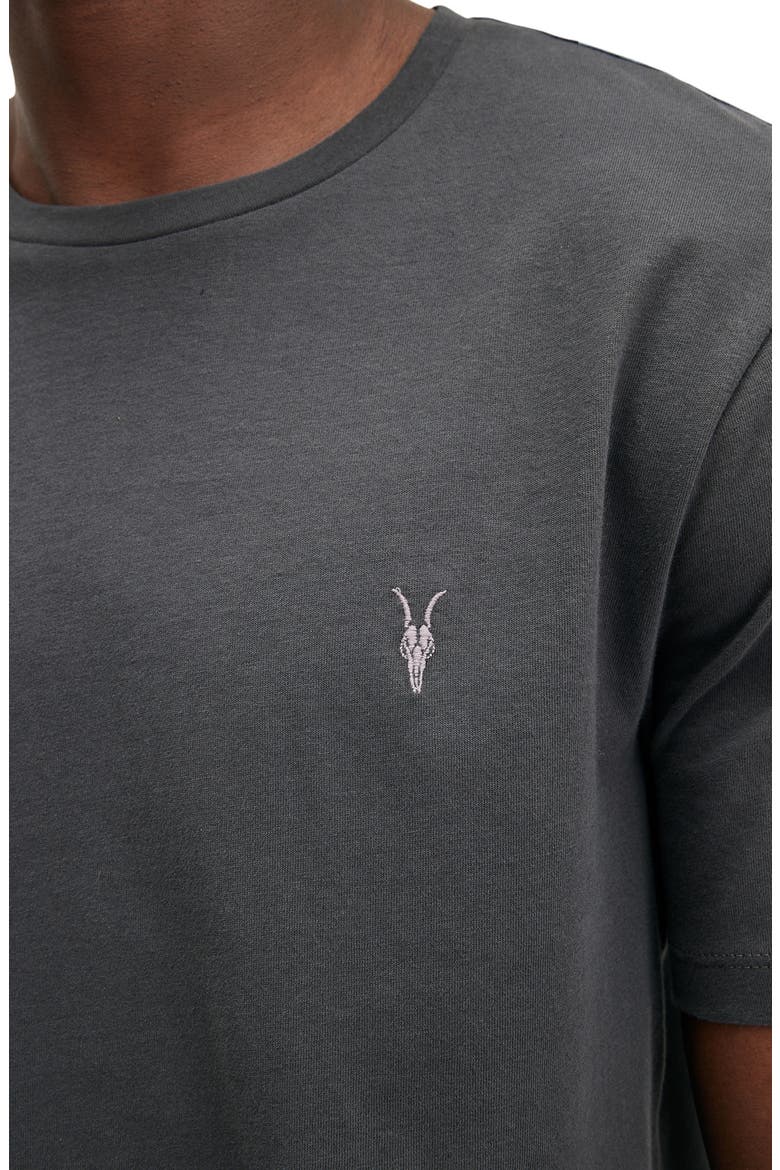 Brace Cotton T-Shirt, Alternate, color, CARTER GREY