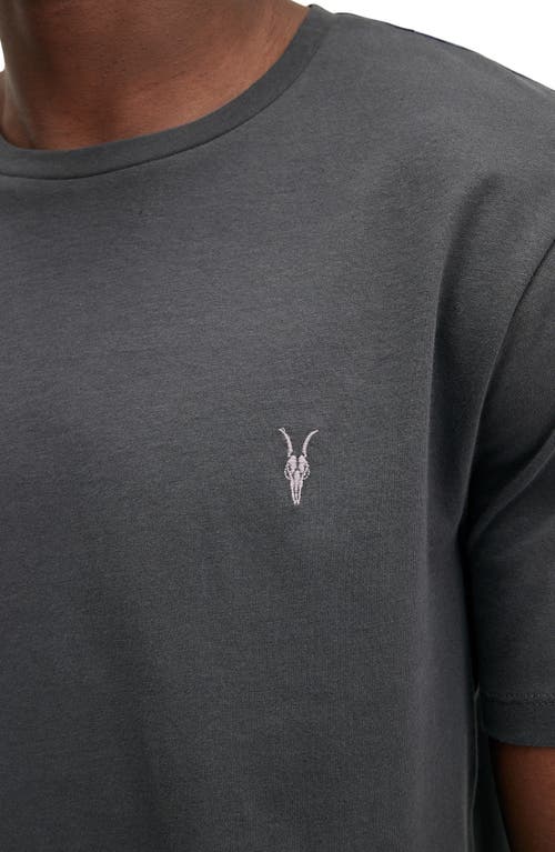 Allsaints Brace Cotton T-shirt In Gray