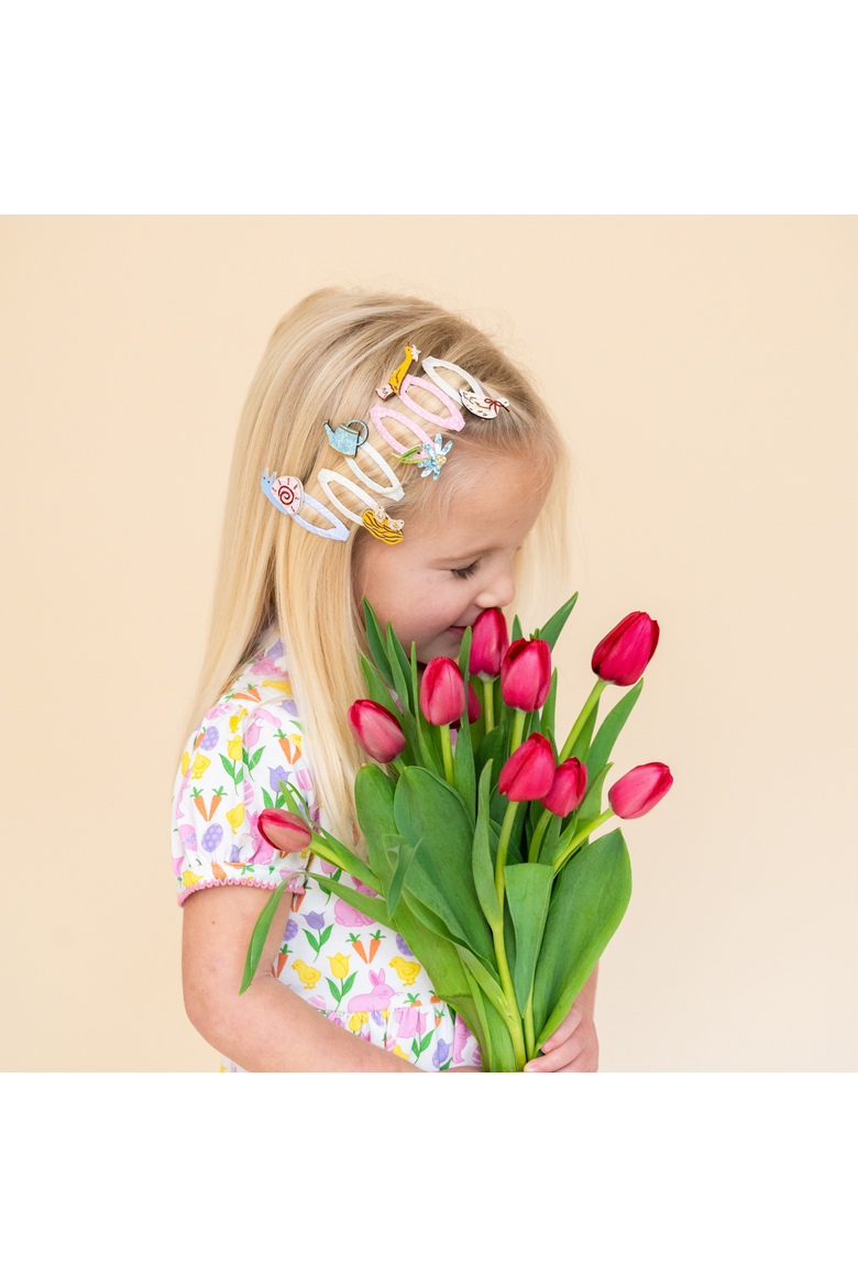 Silly Goose Garden Hair Clip Set, Alternate, color, Assorted Pre-Pack