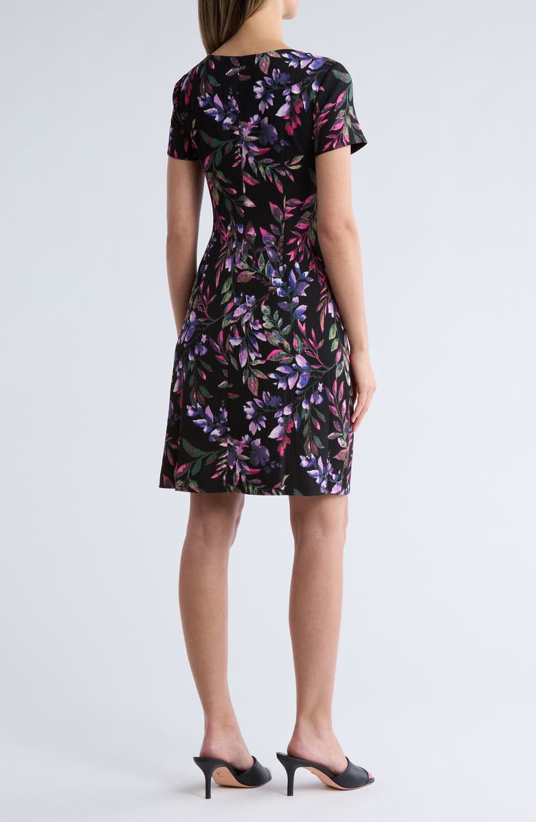 Connected Apparel Short Sleeve Dress, Alternate, color, 