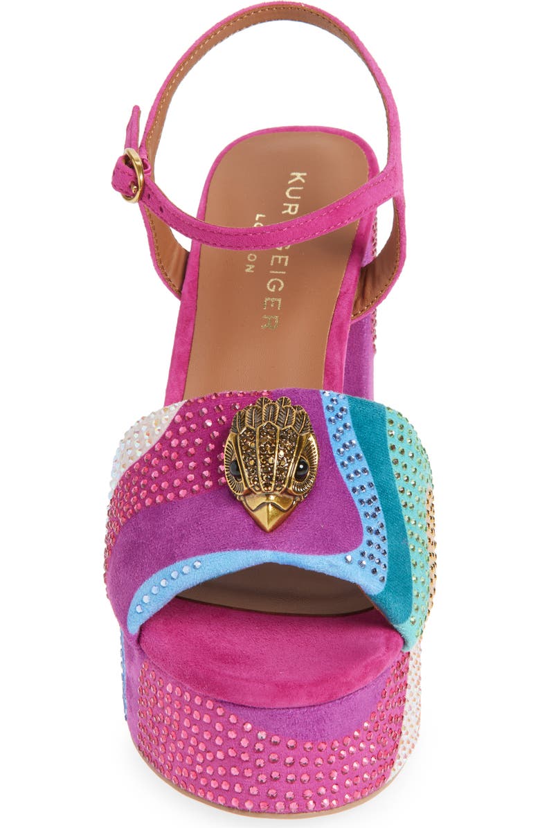 Kurt Geiger London Kensington Ankle Strap Platform Sandal, Alternate, color,