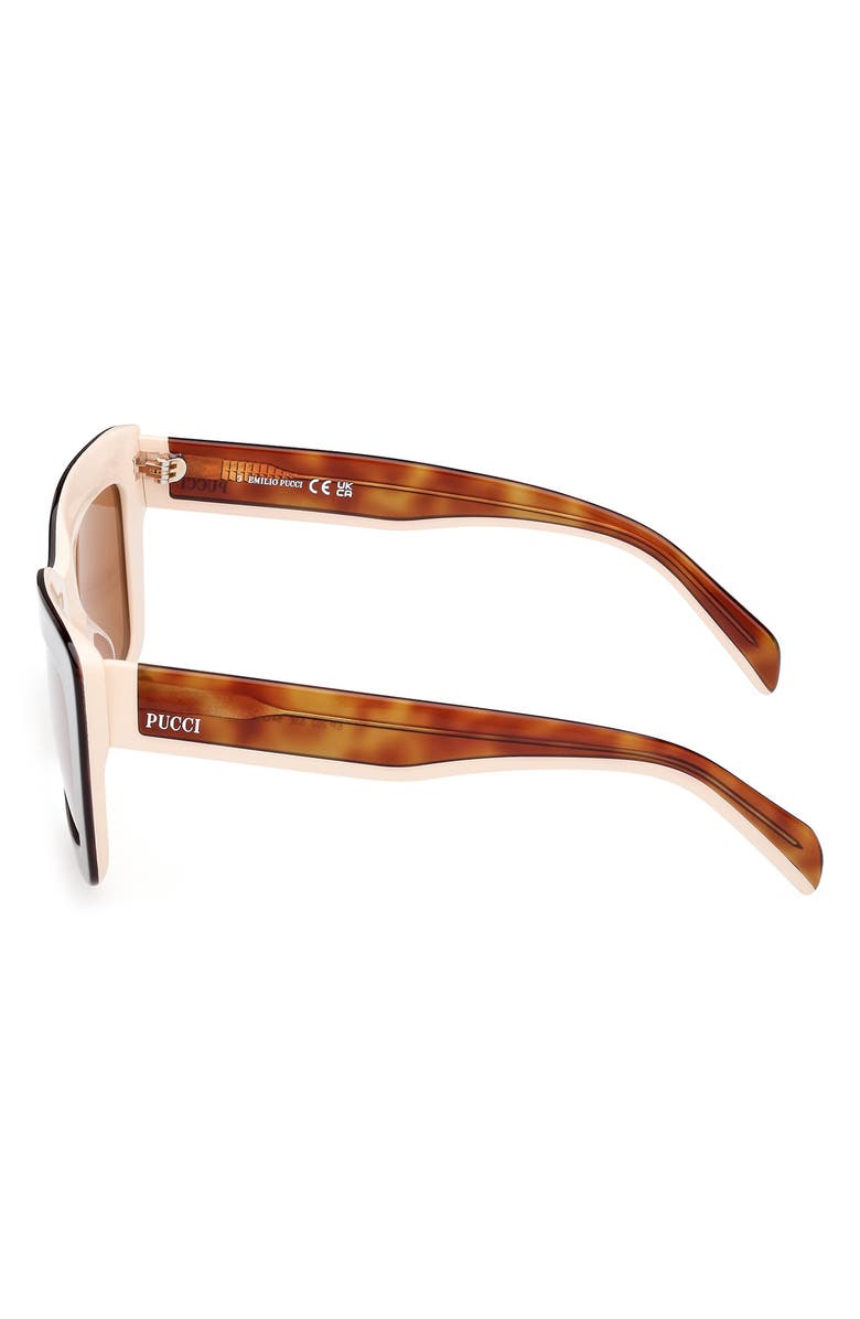 Emilio Pucci 54mm Square Sunglasses, Alternate, color, 