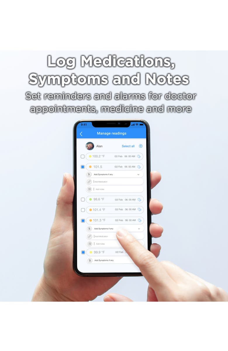 Motorola Care+ Contactless Smart Thermometer, Alternate, color, 