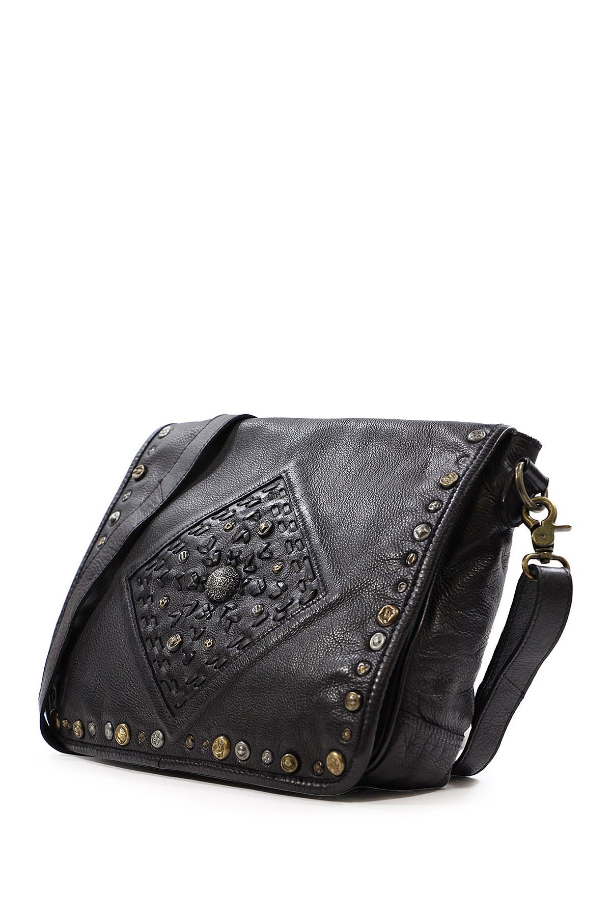 OLD TREND Lone Road Leather Messenger, Alternate, color, 