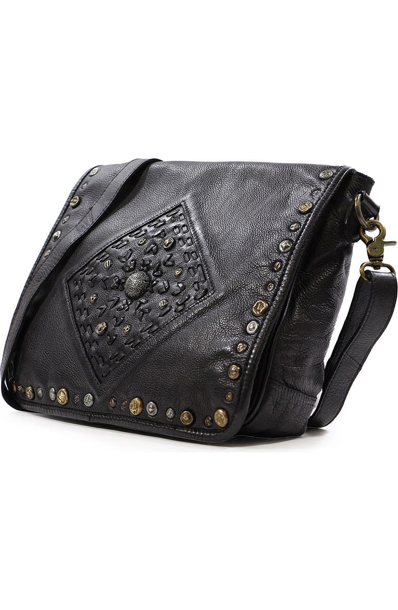 OLD TREND Lone Road Leather Messenger, Alternate, color,