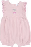 Angel Dear Lotus Organic Cotton Muslin Bubble Romper