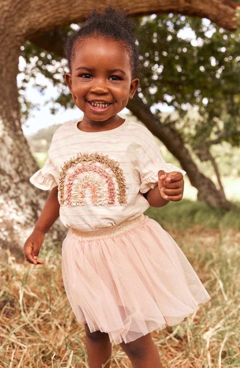 NEXT Kids' Ruffle T-Shirt & Skirt Set, Alternate, color,