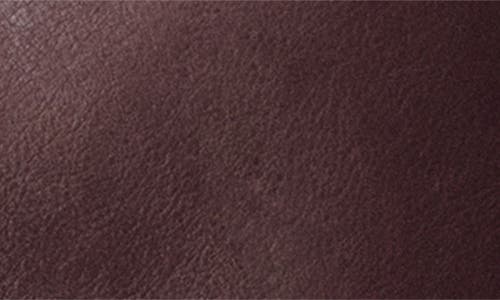 Mango Leather-effect Jacket With Pockets Maroon In Burgundy