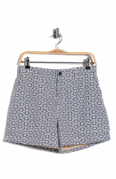 Sanctuary Socialize Gingham Embroidered Eyelet Cotton Shorts