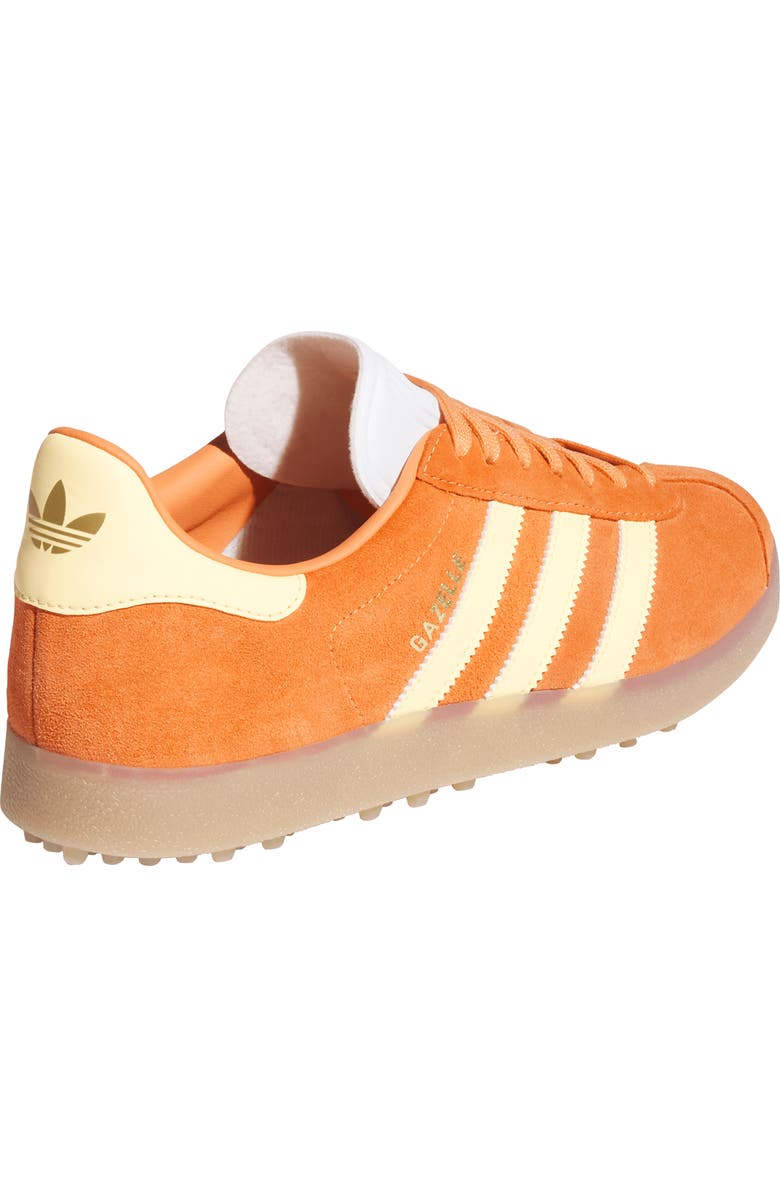 adidas Gazelle Golf Shoe, Alternate, color, Orange/ White