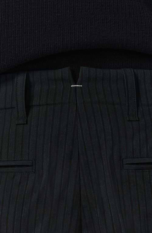 Rag & Bone Men's Lennox Tonal Pinstripe Trousers In Black