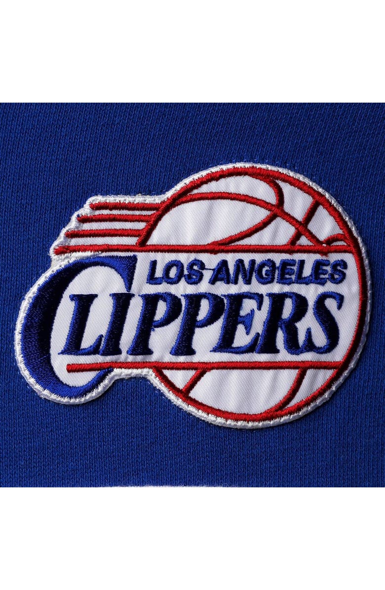 Mitchell & Ness Men's Mitchell & Ness Royal/Red LA Clippers Head Coach Pullover Hoodie, Alternate, color,