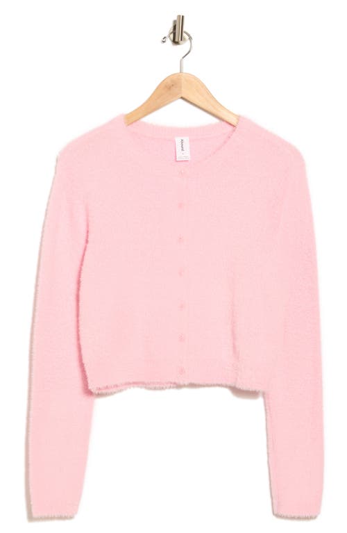 Abound Eyelash Knit Cardigan In Pink