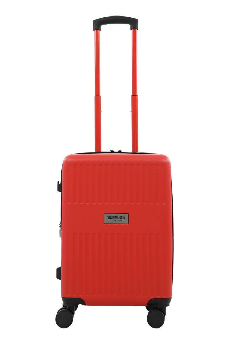 21-Inch Hardside Spinner Carry-On Suitcase, Main, color, RED