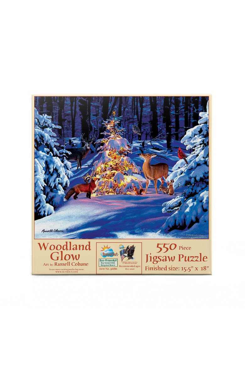 Sunsout Woodland Glow 550 piece Jigsaw Puzzle for Adults, Alternate, color, Multicolor