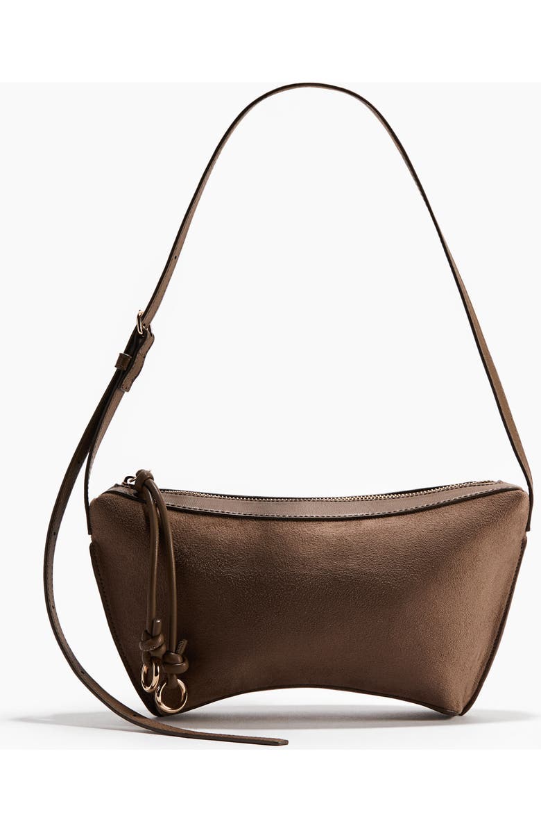 H&M Shoulder Bag, Main, color, Dark Taupe