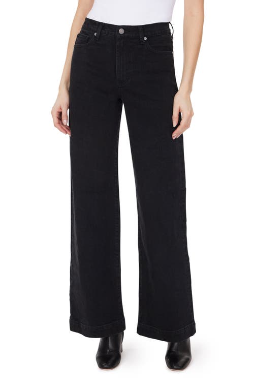 Habitual Denver High Rise Wide Leg Jeans in Washed Black 