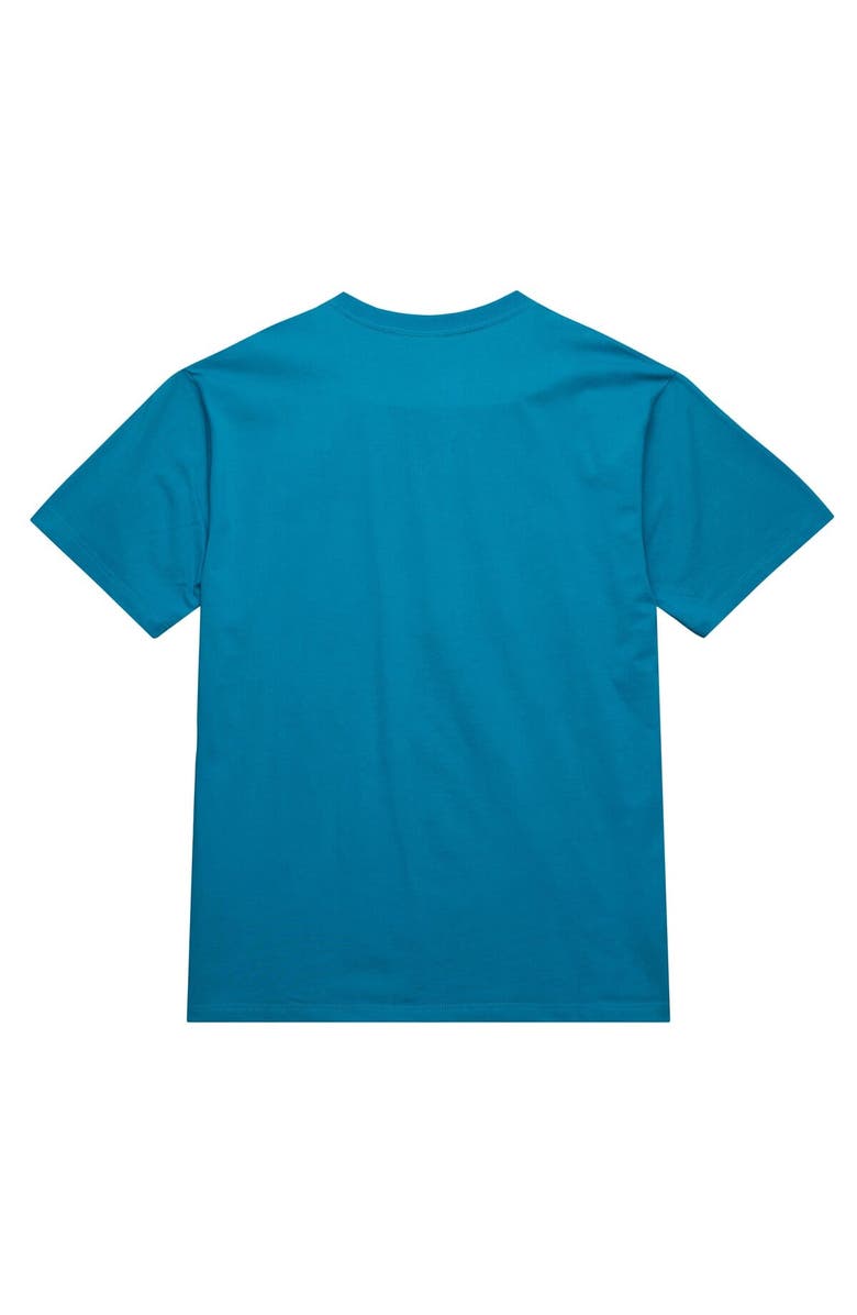 Mitchell & Ness Men's Mitchell & Ness Teal Charlotte Hornets Hardwood Classics Neon Nights Premium T-Shirt, Alternate, color, Teal
