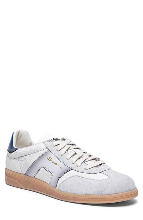 スニーカー SANTONI Men Sneakers White MBGT22063PNNTMIA I48 Men's Santoni White Sneakers & Athletic Shoes