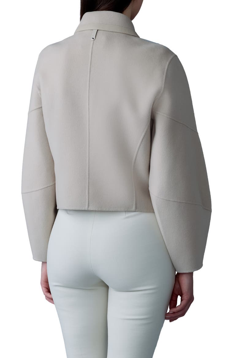 Solana Wool & Leather Jacket, Alternate, color, TRENCH