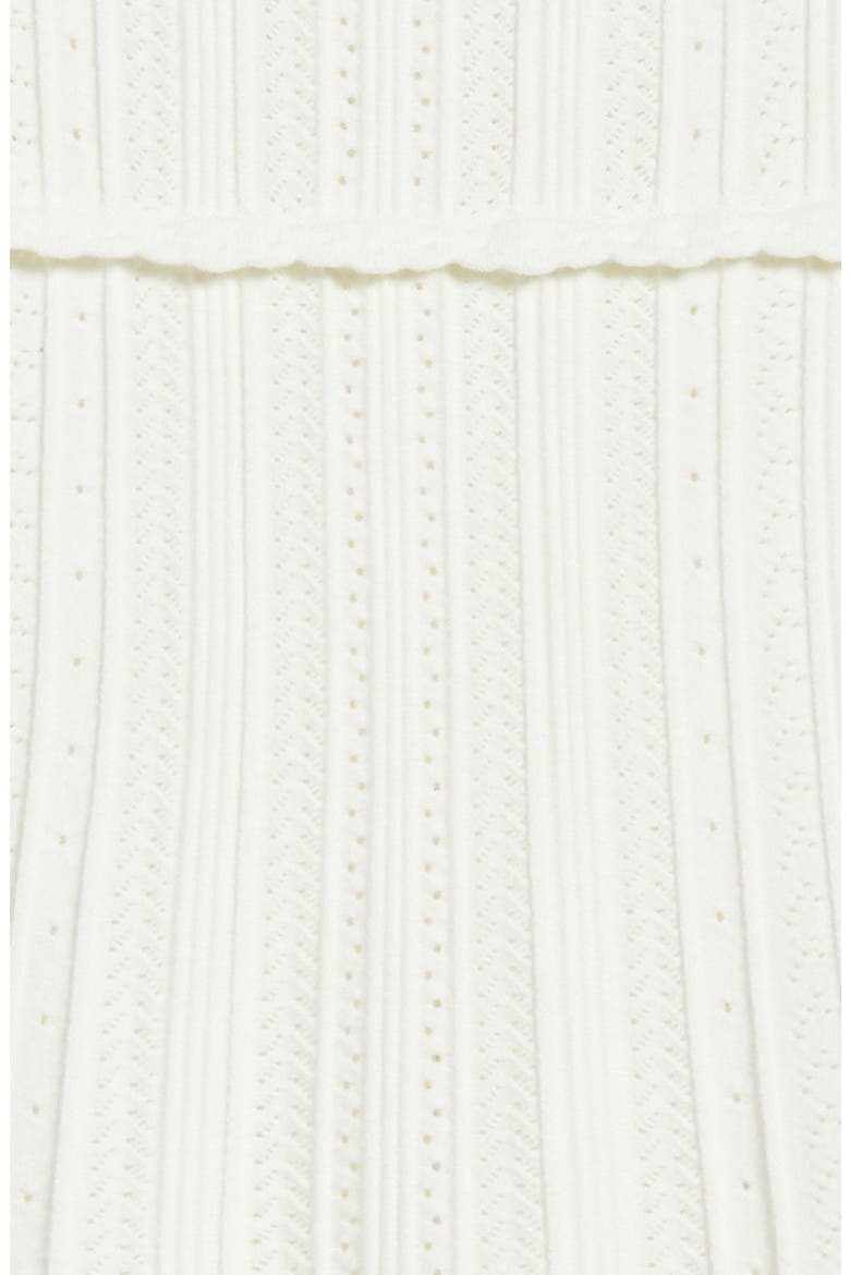 Kids' Daffron Pointelle Sweater Dress, Alternate, color, WHITE TEA