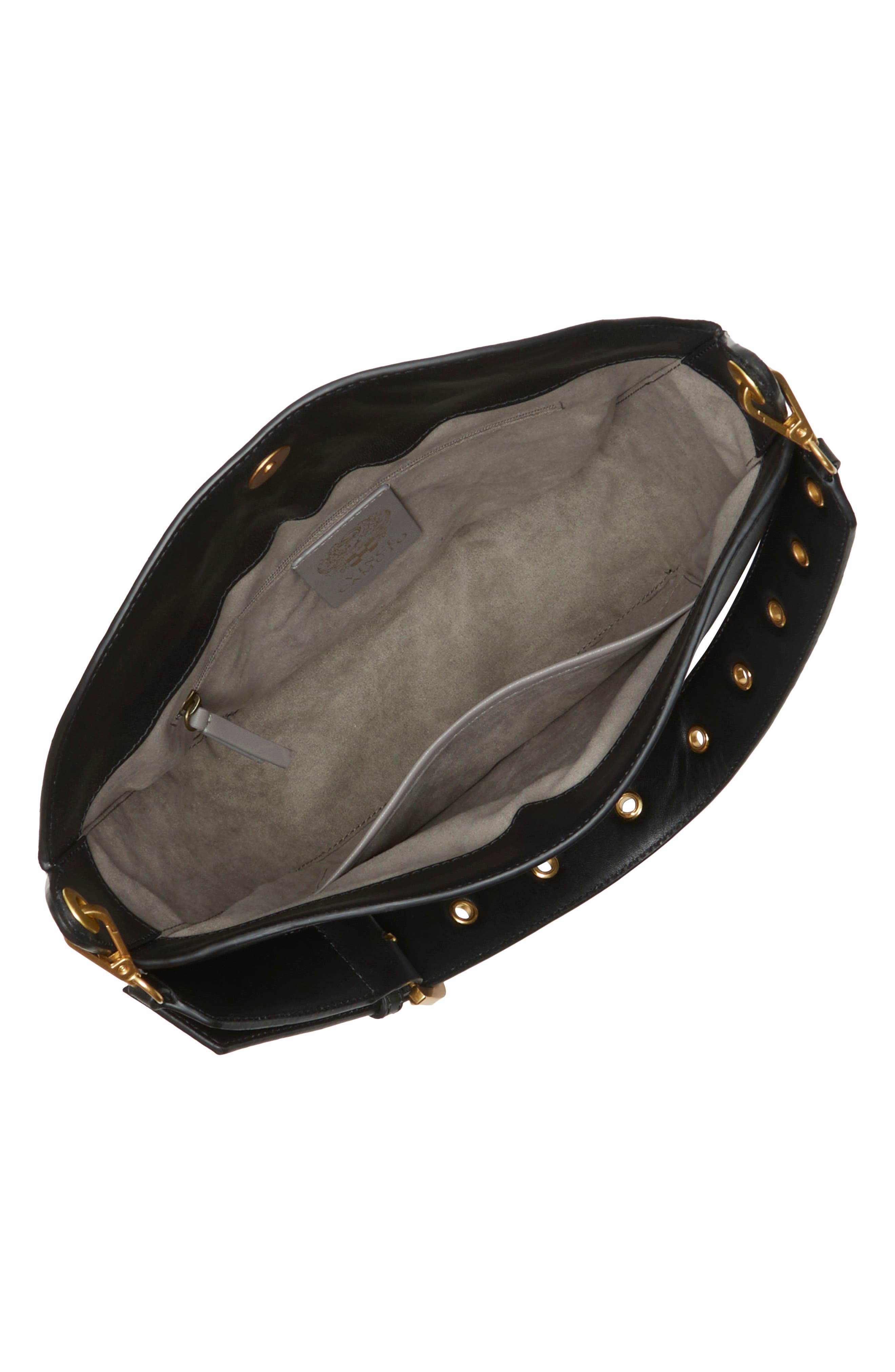 Vince Camuto Barlo Leather Shoulder Bag, Alternate, color, 