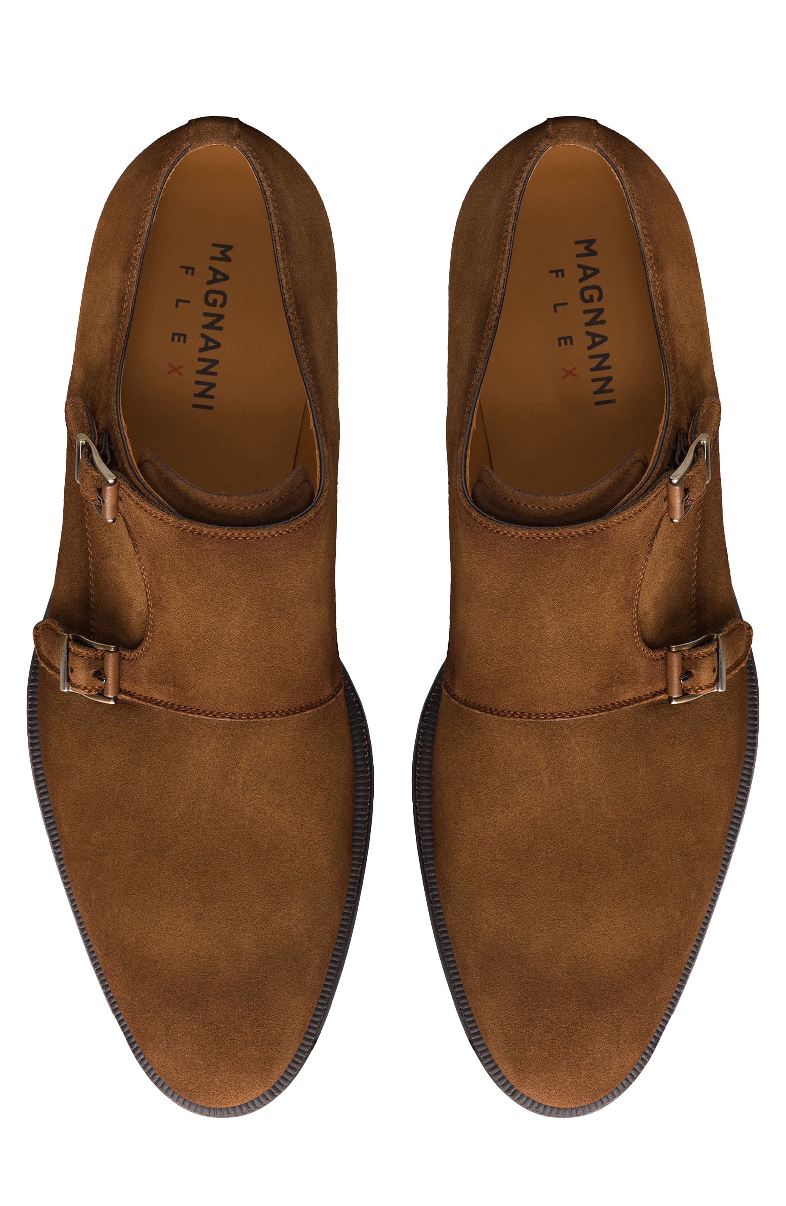 Magnanni Harmon Double Monk Strap Shoe, Alternate, color, 