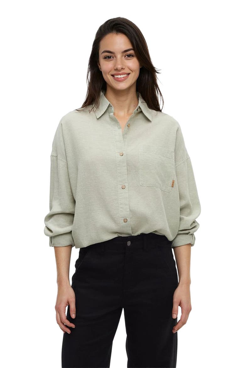 West End Shirt, Alternate, color, Light Moss
