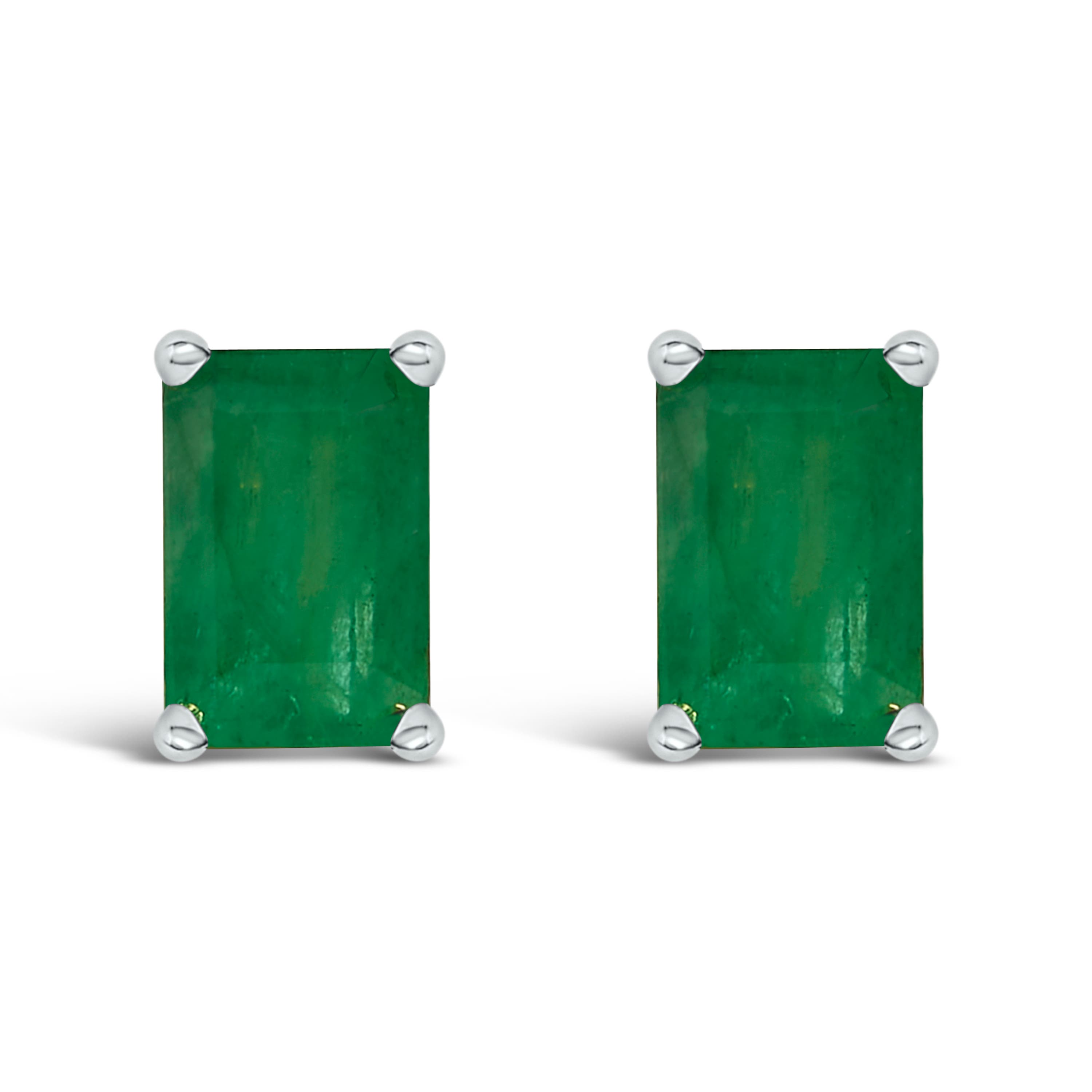 Green Emerald | White