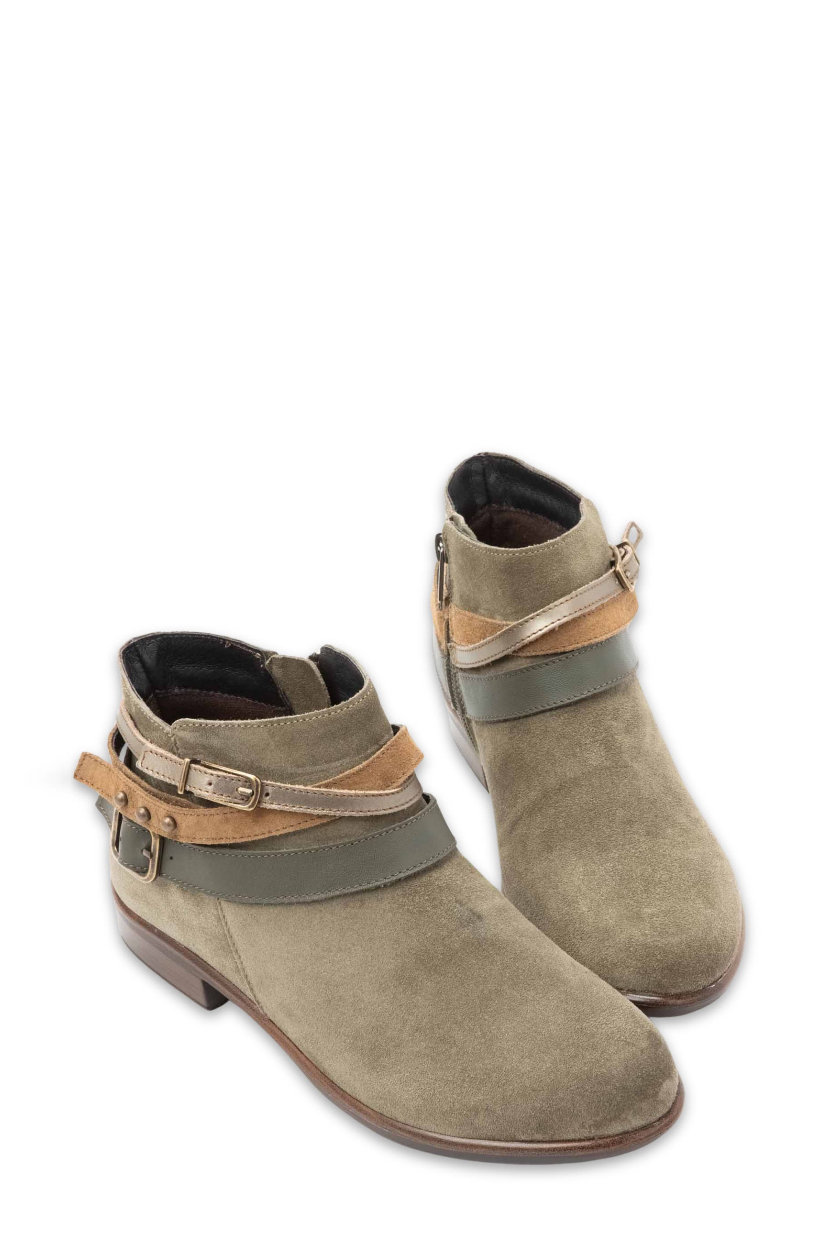 Sumatra Bootie, Alternate, color, HUNTER GREEN SUEDE/ GREEN