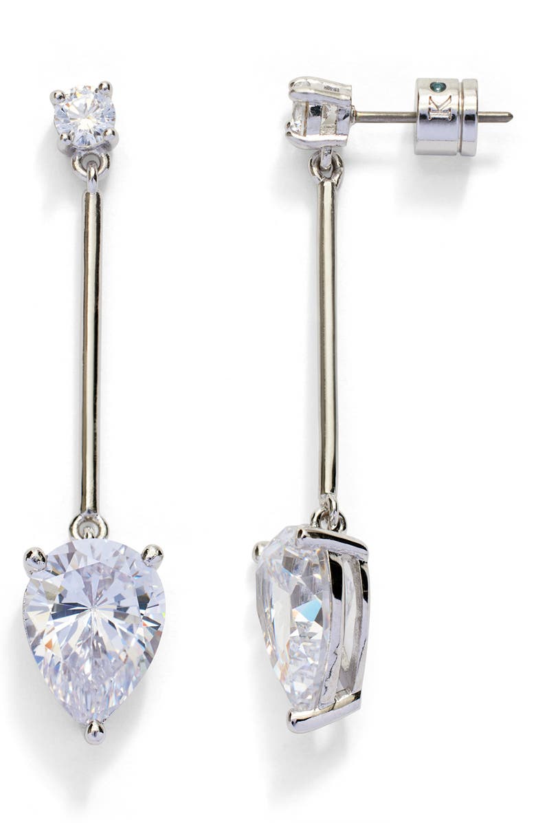 Kleinfeld Cubic Zirconia Drop Earrings, Alternate, color,
