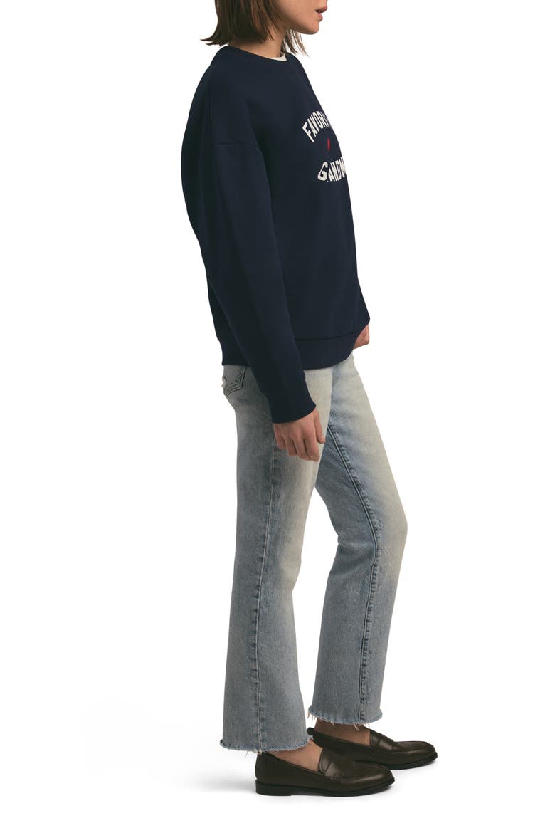Favorite Grandma Graphic Sweatshirt, Alternate, color, NAVY