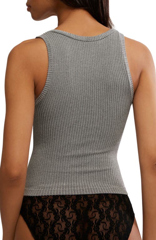 Free People Clean Slate Crop Tank In Gray