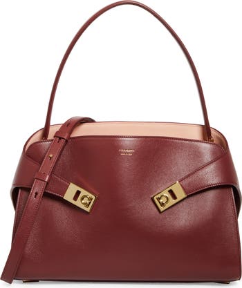 FERRAGAMO Small Hug Leather Shoulder Bag | Nordstrom