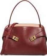 FERRAGAMO Small Hug Leather Shoulder Bag