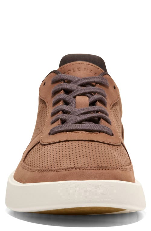 Cole Haan Grand Crosscourt Daily Court Sneaker In Brown