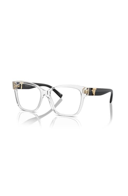 Tiffany & Co . 54mm Square Optical Glasses In Metallic