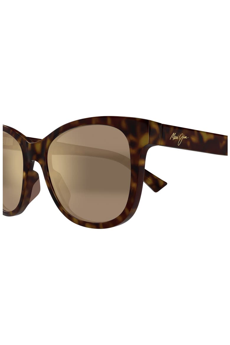 Kioppa 54mm PolarizedPlus2® Cat Eye Sunglasses, Alternate, color, MATTE DARK HAVANA