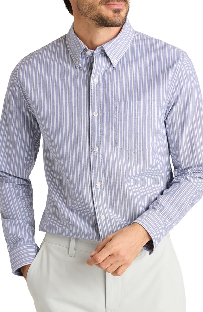 Bonobos Everyday Slim Fit Stripe Cotton Button-Down Oxford Shirt, Main, color, Dexter Oxford Stripe C9