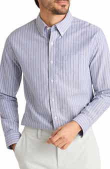 Everyday Slim Fit Stripe Cotton Button-Down Oxford Shirt