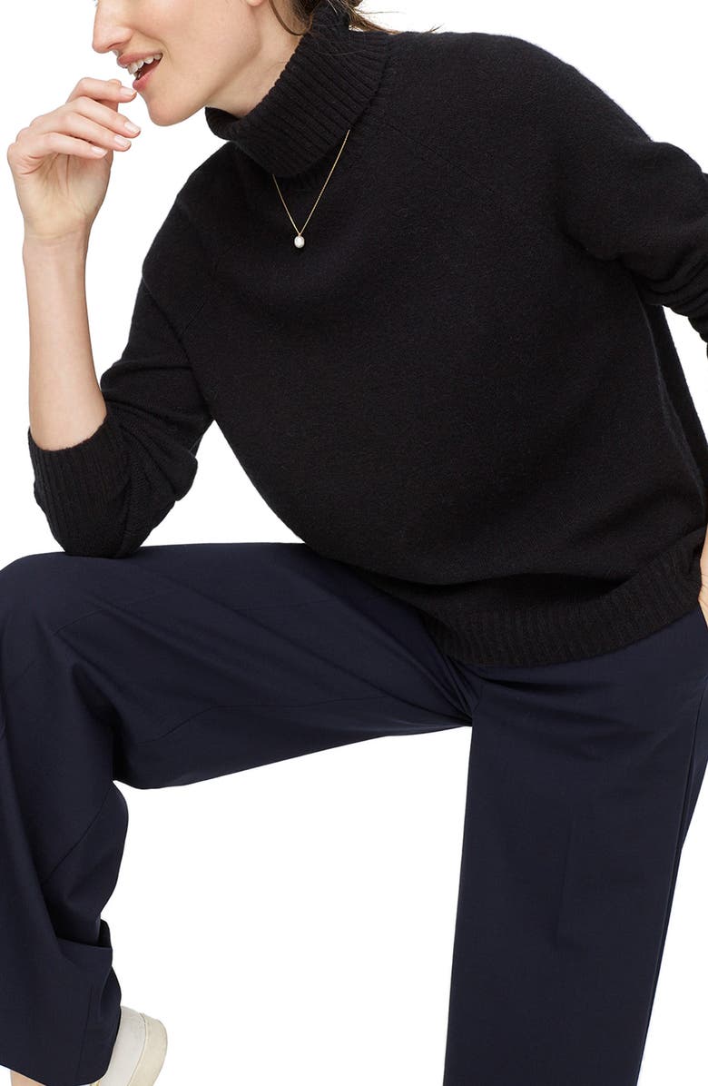J.Crew Supersoft Yarn Turtleneck Sweater, Main, color,