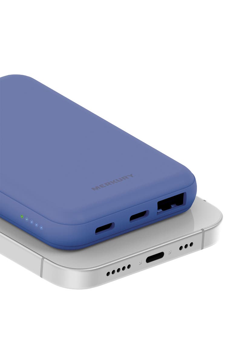 MERKURY 5000mAh MagSafe<sup>®</sup> Power Bank, Alternate, color, Denim