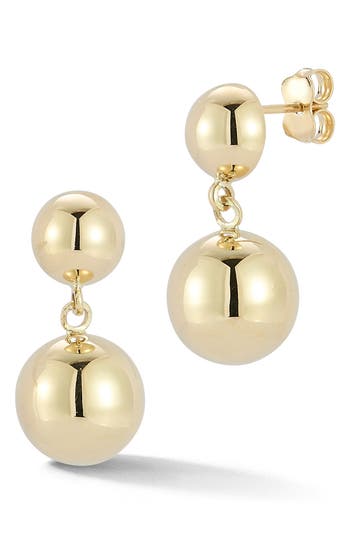 Ember Fine Jewelry 14k Gold Ball Drop Earrings