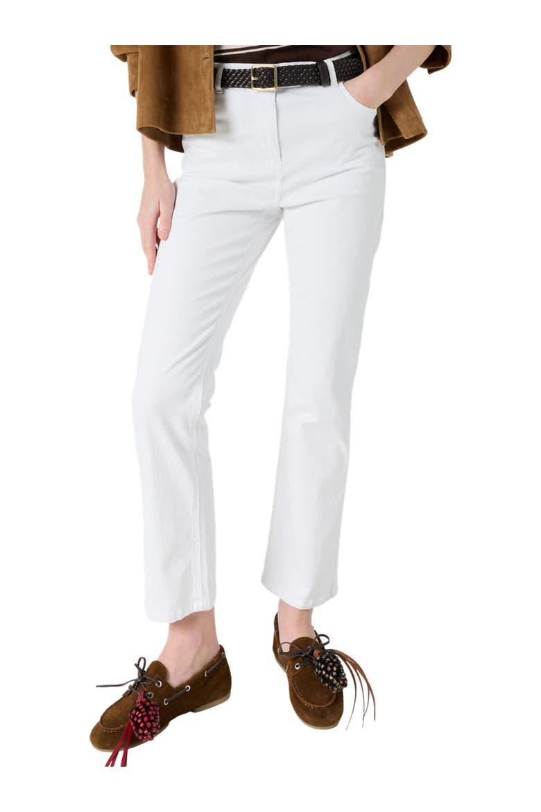 Adela Slim Fit Jeans, Main, color, White