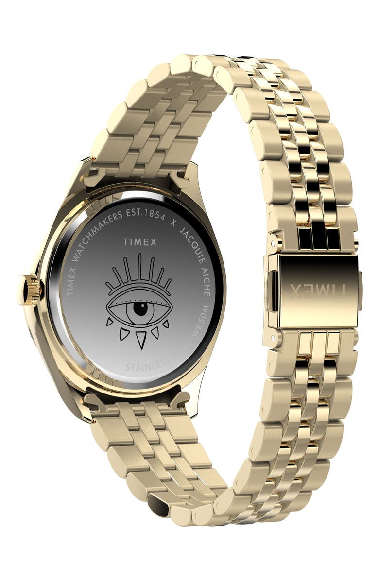 Timex<sup>®</sup> x Jacquie Aiche Cosmic Nights Bracelet Watch, 36mm, Alternate, color, Gold