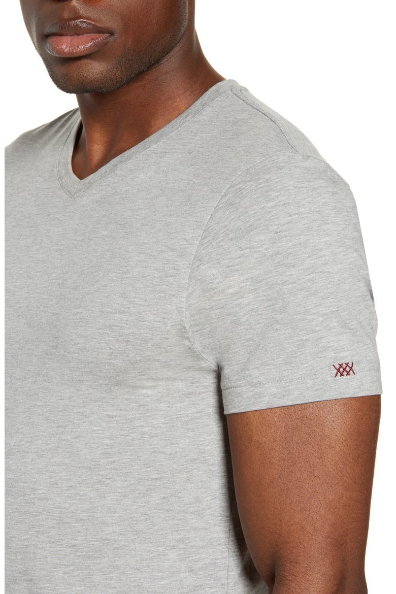 Element V-Neck T-Shirt, Alternate, color, HEATHER GREY