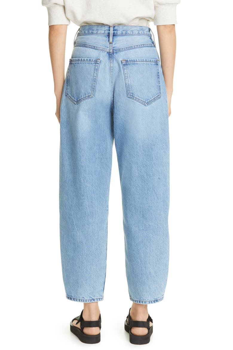 Ultra High Berrel Ankle Wide Leg Jeans, Alternate, color, NAPPA CLEAN