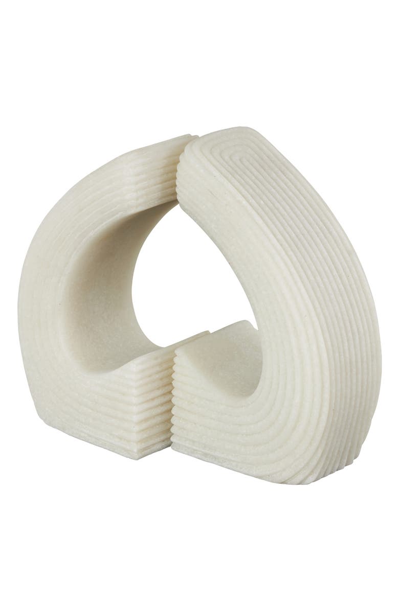 UMA Textured Bookends, Alternate, color, White